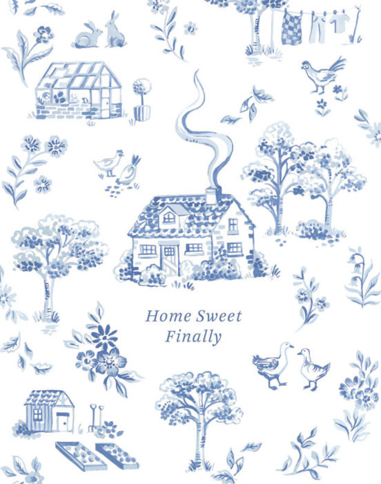 Love Muchly Greeting Cards: New Home - Home Sweet Finally (Pack of 6)