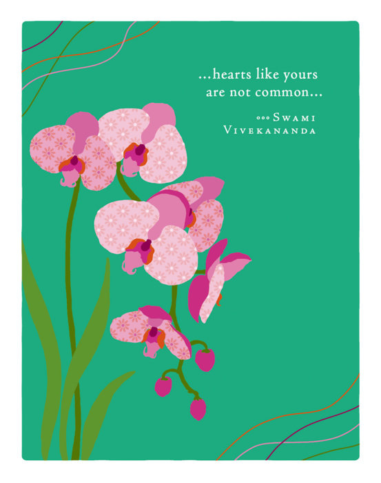 Positively Green Greeting Cards: Thank You - Hearts Like Yours Are Not Common (Pack of 6)