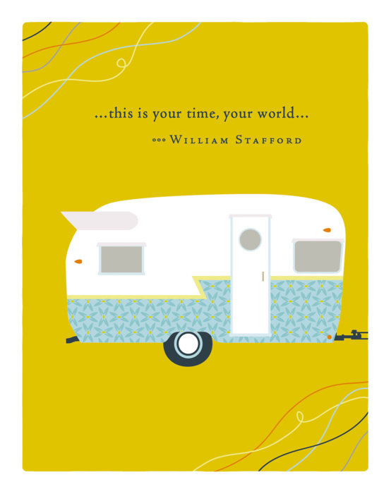 Positively Green Greeting Cards: Retirement - This Is Your Time, Your World (Pack of 6)