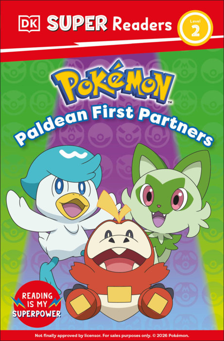 DK Super Readers Level 2 Pokémon Paldean First Partners