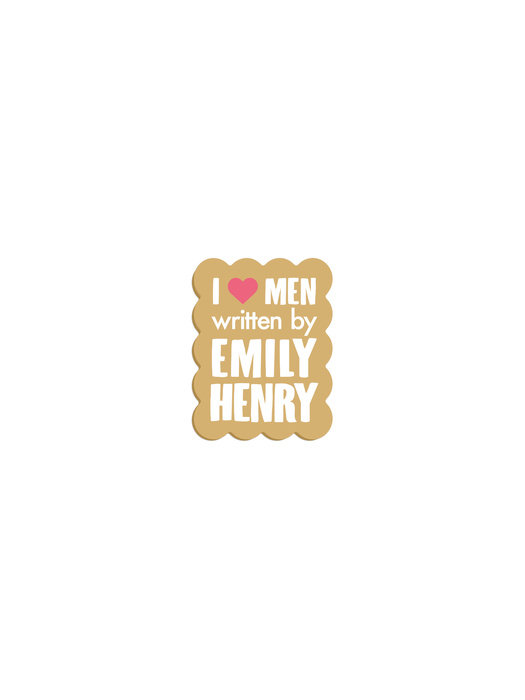 I Love Men Written by Emily Henry Enamel Pin