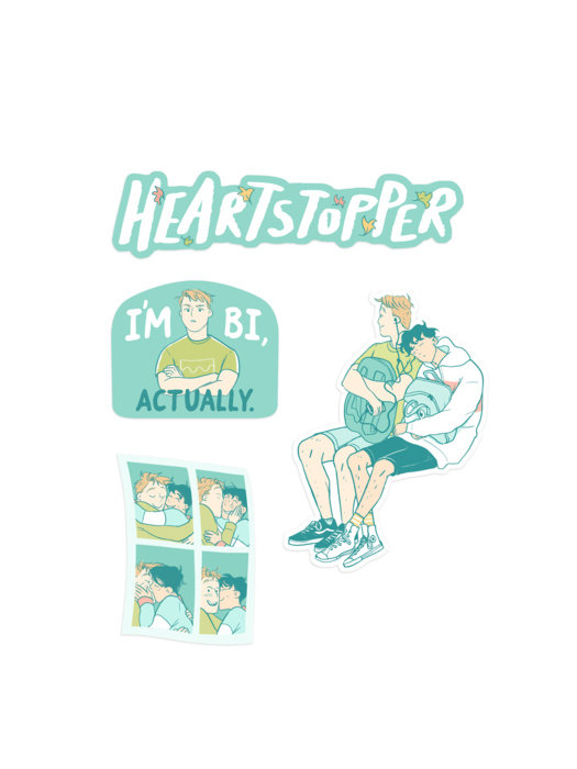 Heartstopper: Boy Meets Boy Stickers - Sticker Set of 4