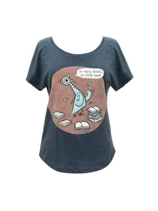 Mo Willems's The Pigeon: So Many Books Women's Relaxed Fit T-Shirt Medium