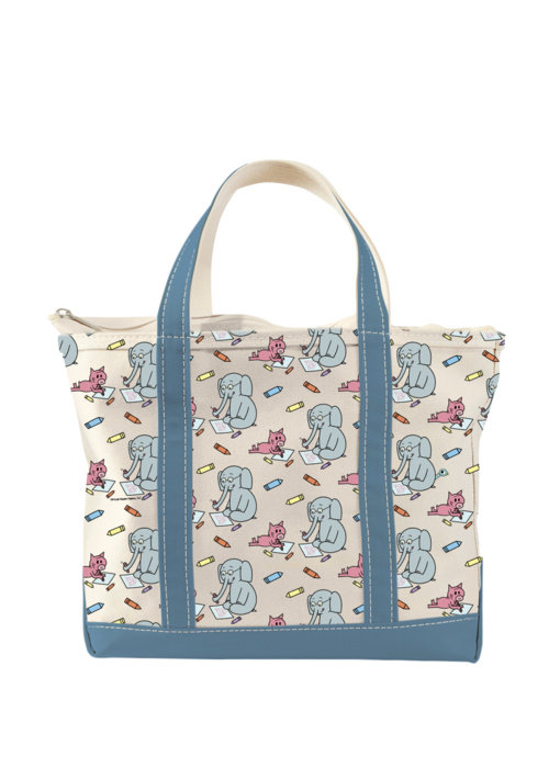 Mo Willems' Elephant & Piggie Large Zippered Tote Bag