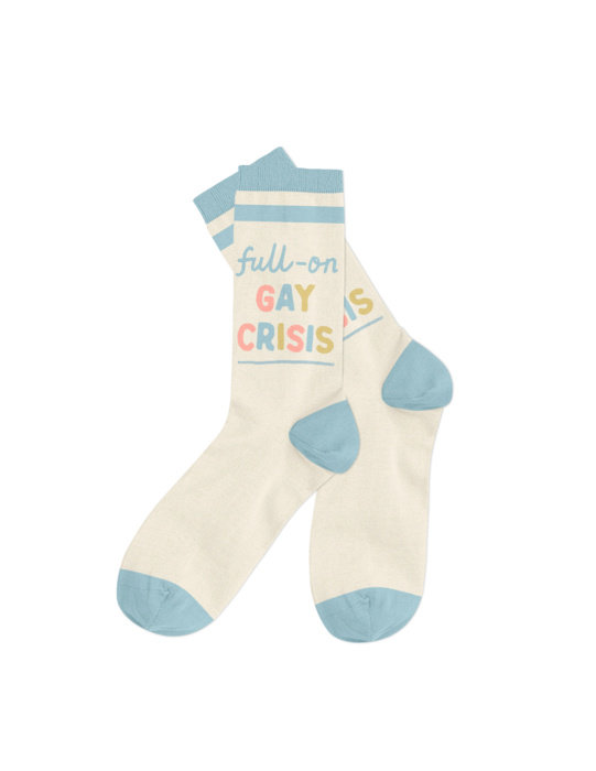Heartstopper: Full-on Gay Crisis Socks - Small