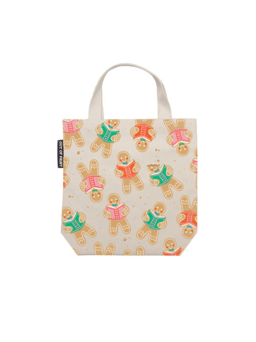 Gingerbread Book Club Mini Tote Bag