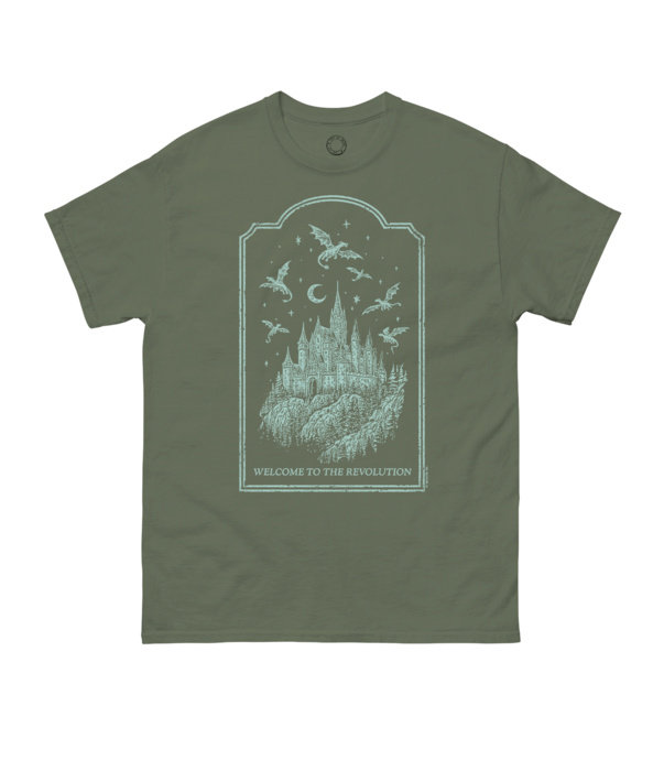 Rebecca Yarros's Fourth Wing: Welcome to the Revolution Unisex T-Shirt Small