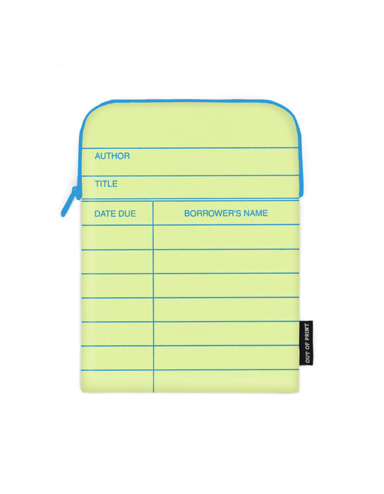Library Card Book Sleeve