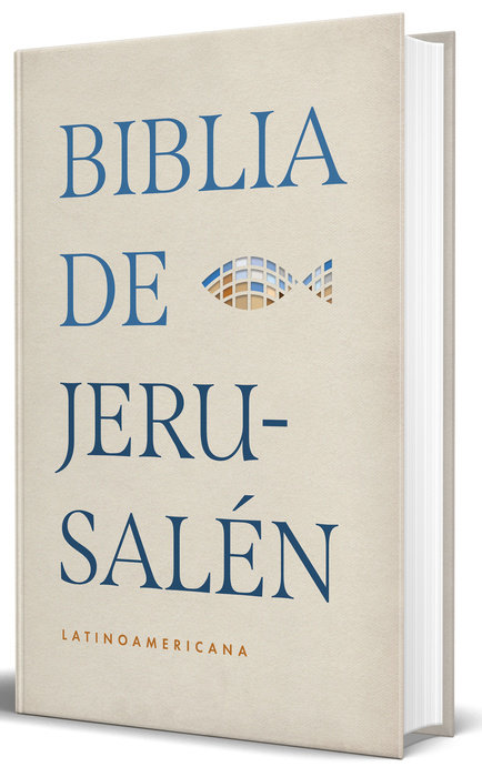 Biblia de Jerusalén Latinoamericana, tapa dura, edición clásica color arena / Spanish Jerusalem Bible, Latin American Edition, Hardcover, Sand Color