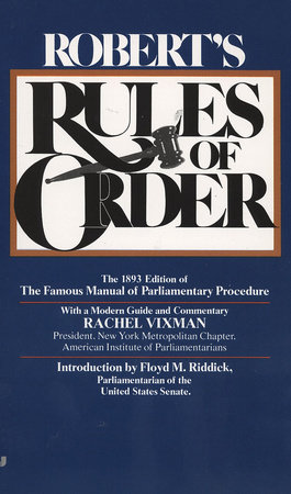 Roberts Rule Of Order