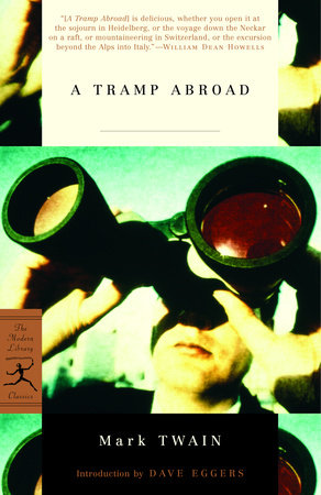 The cover of the book A Tramp Abroad