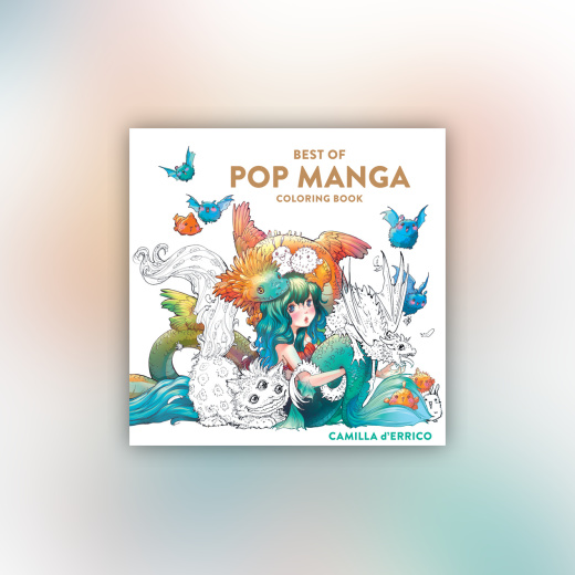 Best of Pop Manga Coloring Book