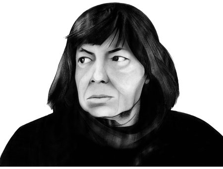 Patricia Highsmith, author portrait