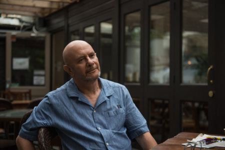 Nick Hornby, author portrait