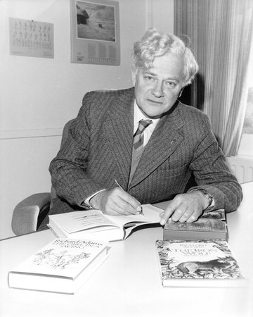 Richard Adams, author portrait