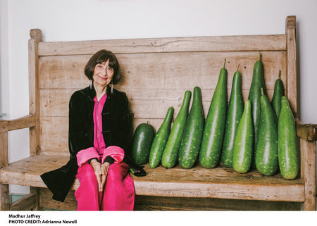 Madhur Jaffrey, author portrait