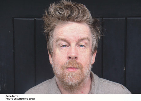 Kevin Barry, author portrait