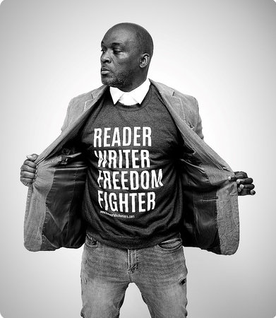 Derrick Barnes, author portrait