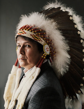 Chief Clarence Louie, author portrait