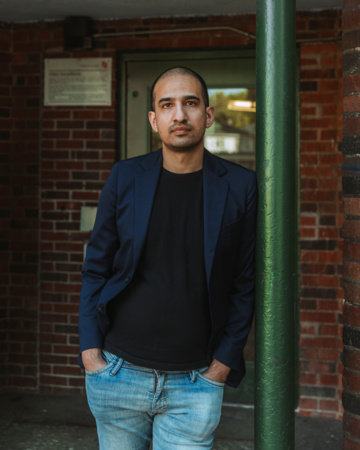 H.N. Khan, author portrait