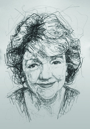 Maeve Binchy, author portrait