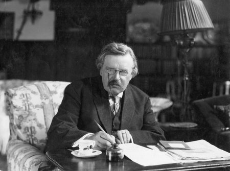 G. K. Chesterton, author portrait