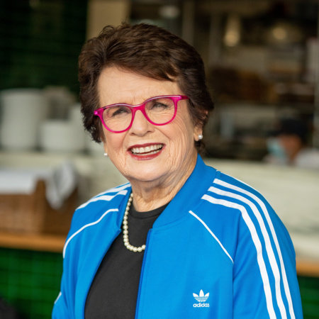 Billie Jean King, author portrait