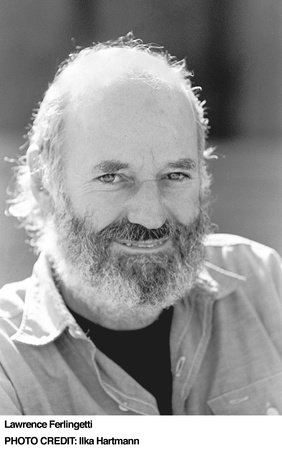 Lawrence Ferlinghetti, author portrait