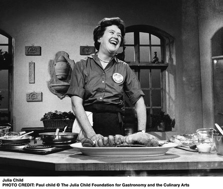 Julia Child, author portrait