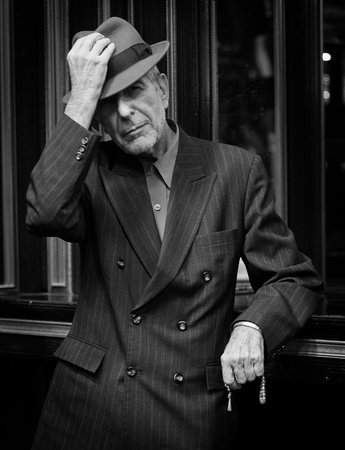 Leonard Cohen, author portrait