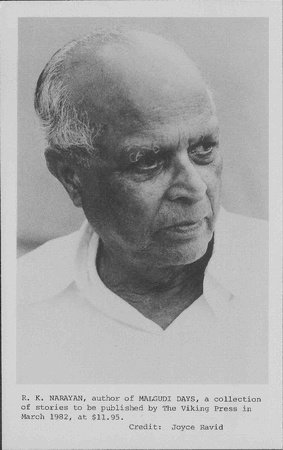 R. K. Narayan, author portrait