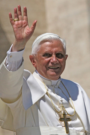 Pope Benedict XVI, author portrait