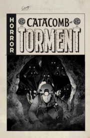 EC CATACOMB OF TORMENT #14 CVR D INC 1:20 DANNY LUCKERT B&W ARTIST EDITION VAR 