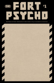 FORT PSYCHO #1 CVR E BLANK SKETCH VAR 