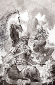 FORT PSYCHO #1 CVR I INC 1:50 LEWIS LAROSA B&W VAR 