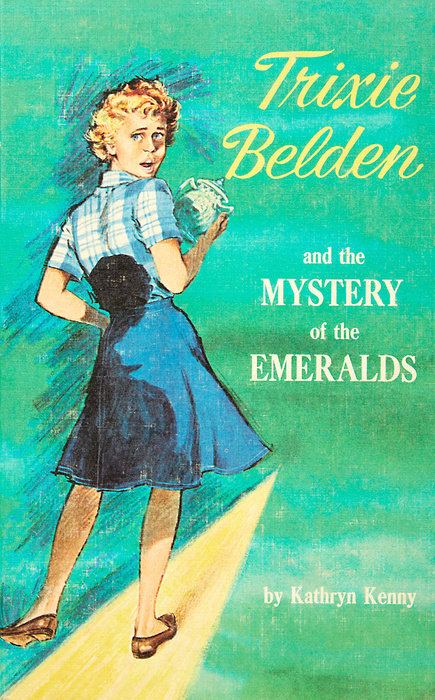 Cover of The Mystery of the Emeralds: Trixie Belden