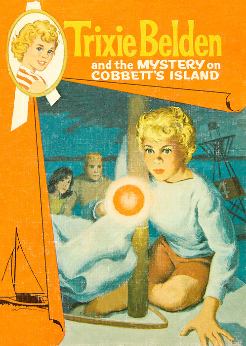 Cover of The Mystery on Cobbett\'s Island: Trixie Belden