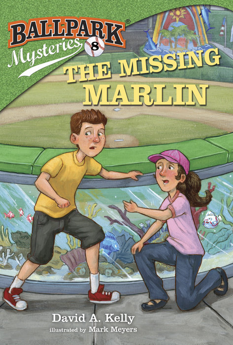 Cover of Ballpark Mysteries #8: The Missing Marlin