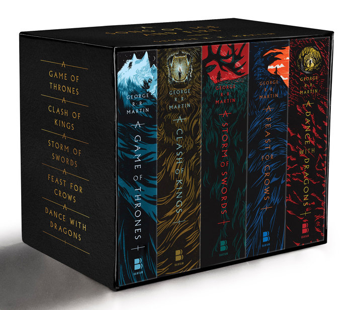 Cover of George R. R. Martin\'s A Game of Thrones 5-Book Boxed Set (Song of Ice and Fire  Series)