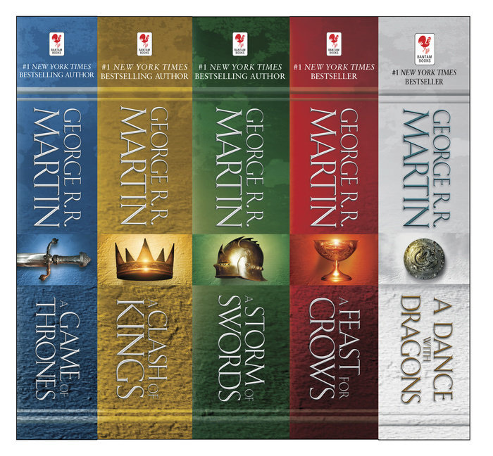 George R R Martin S A Game Of Thrones 5 Book Boxed Set Song Of Ice And Fire Series Random House Books