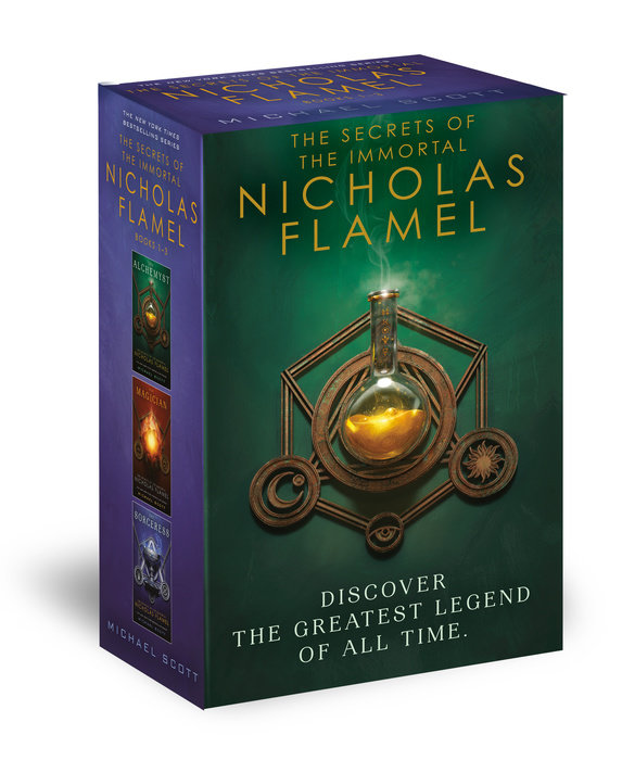 Cover of The Secrets of the Immortal Nicholas Flamel Boxed Set (3-Book)