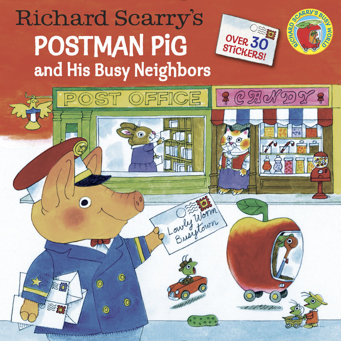 Cover of Richard Scarry\'s Postman Pig and His Busy Neighbors
