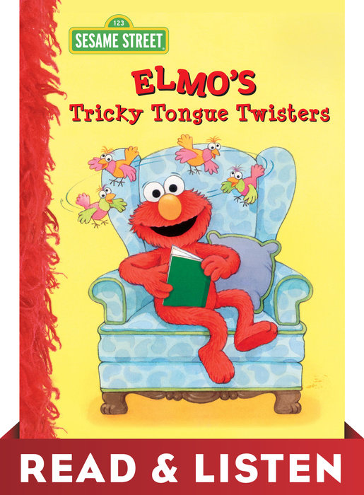 Cover of Elmo\'s Tricky Tongue Twisters (Sesame Street): Read & Listen Edition