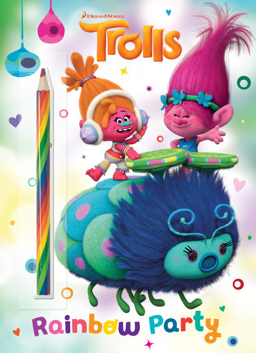 Cover of Rainbow Party! (DreamWorks Trolls)