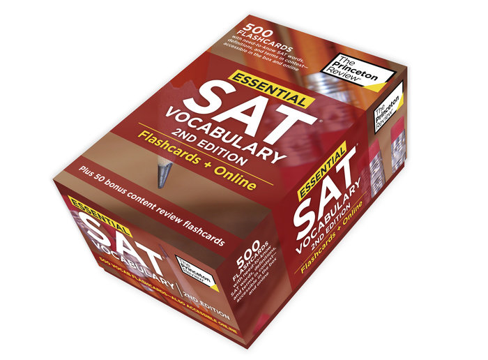 Cover of Essential SAT Vocabulary, 2nd Edition: Flashcards + Online