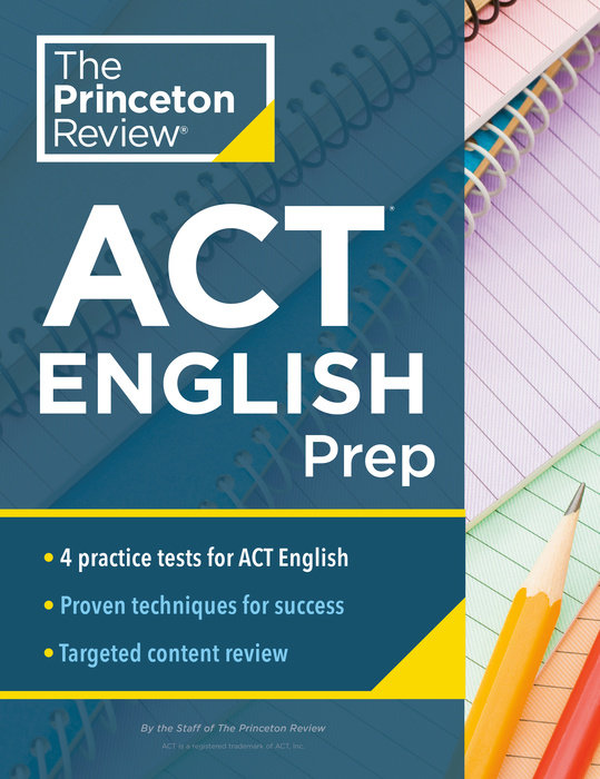 Cover of Princeton Review ACT English Prep