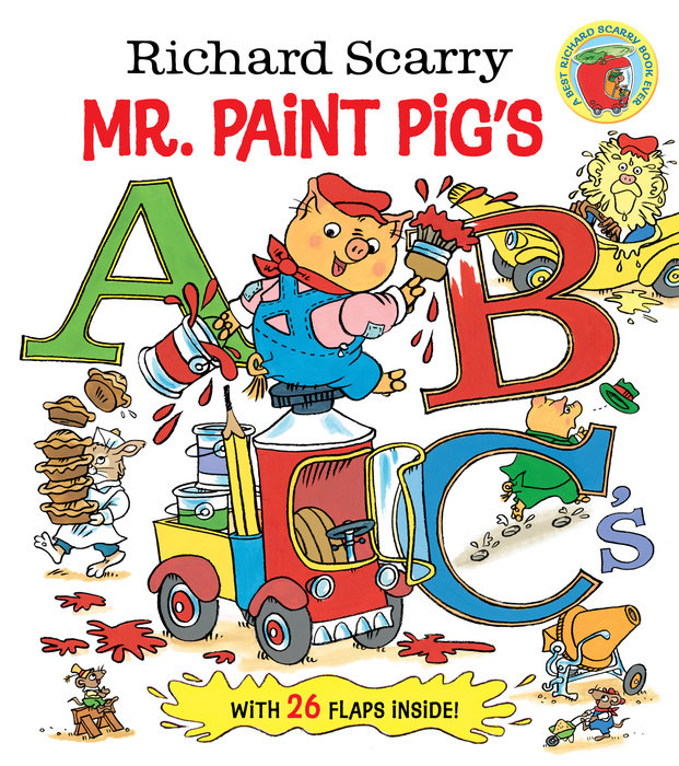 Cover of Richard Scarry Mr. Paint Pig\'s ABC\'s