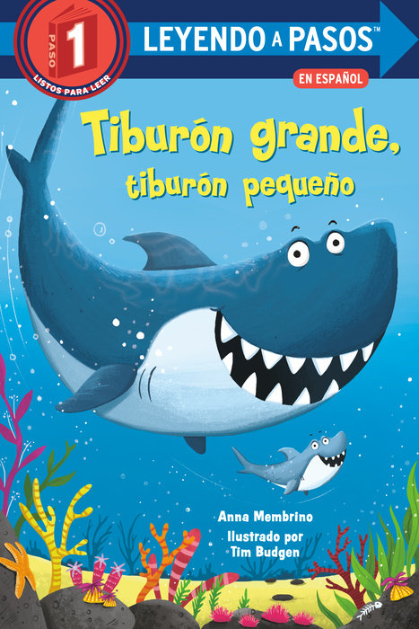 Cover of Tiburón grande, tiburón pequeño (Big Shark, Little Shark Spanish Edition)