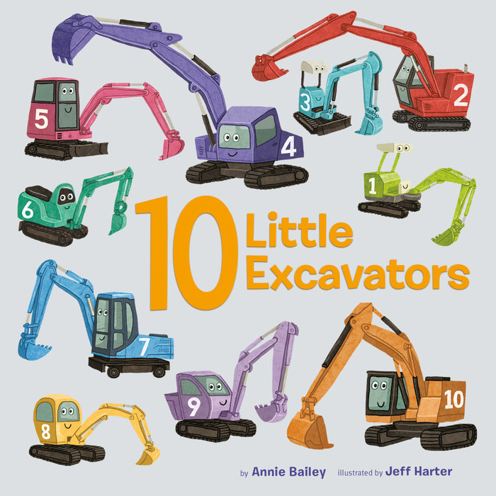 Cover of 10 Little Excavators