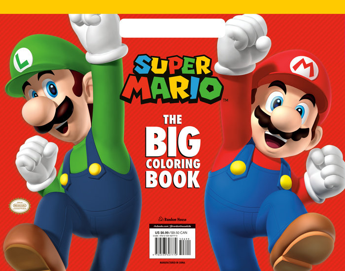 Cover of Super Mario: The Big Coloring Book (Nintendo®)